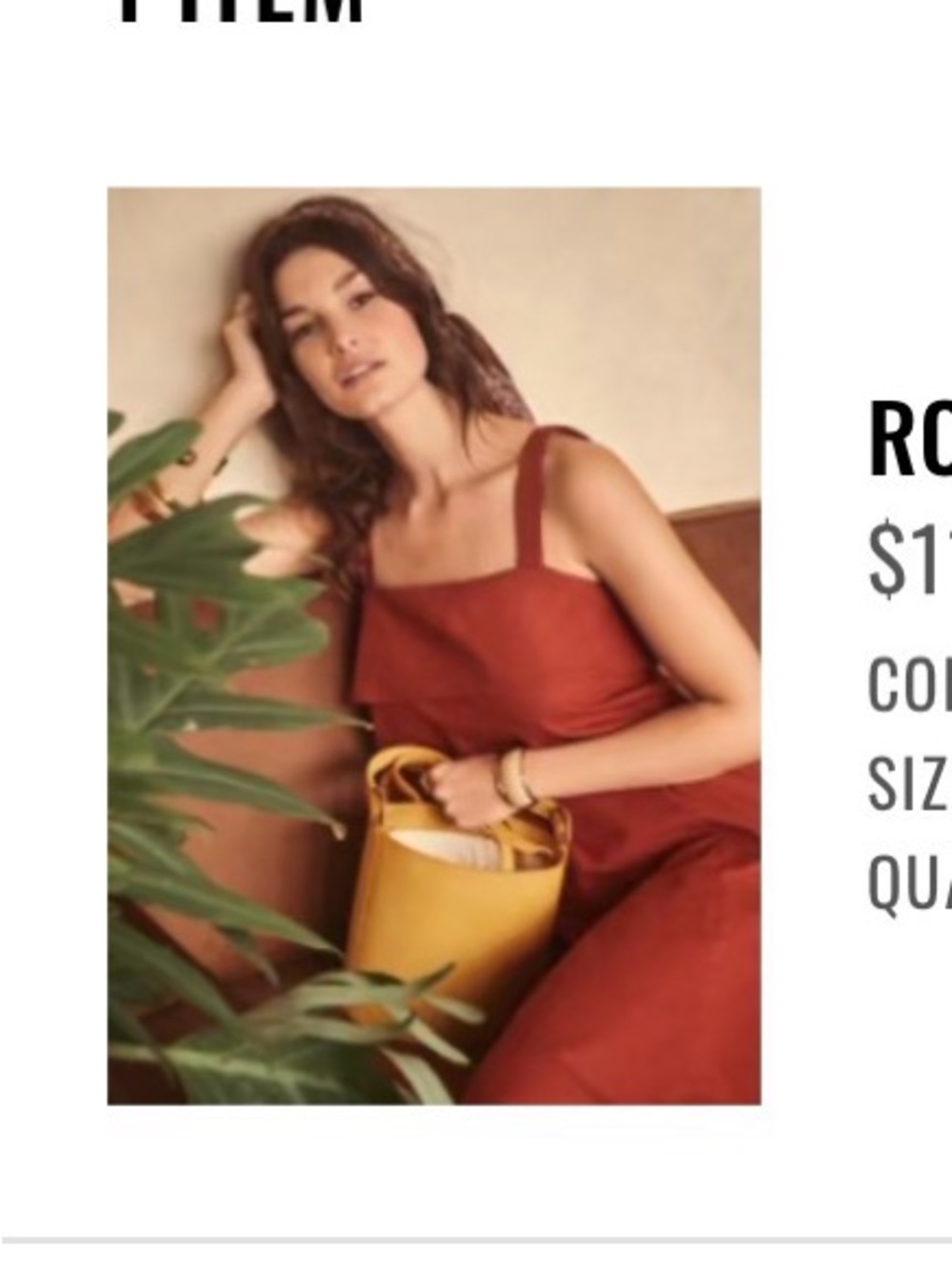Sézane Robe Isabella